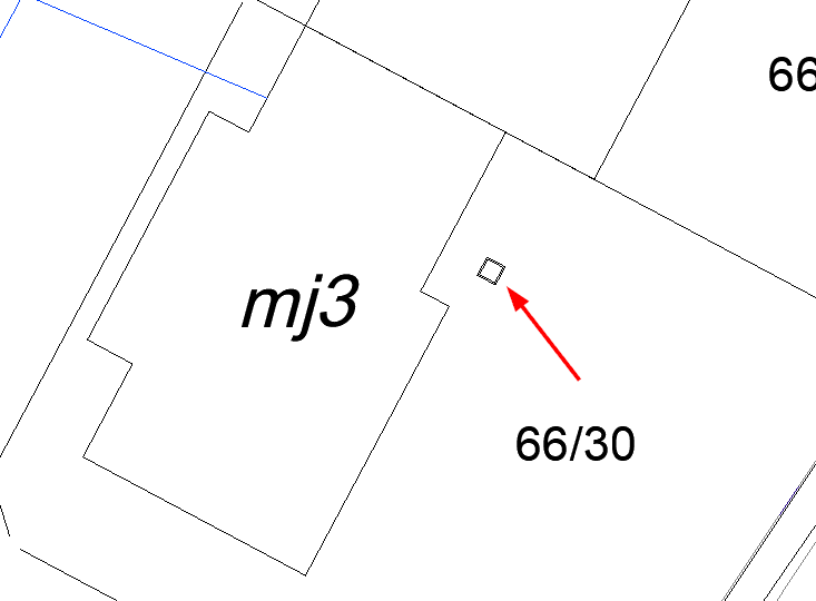 Creating a fence with a block marking