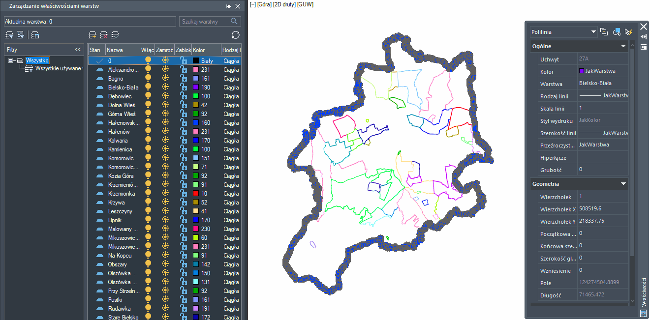 Imported layers with SHP attributes