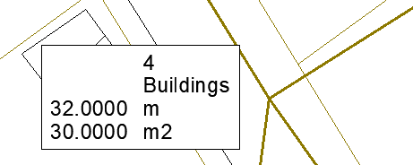 Area description of two buildings