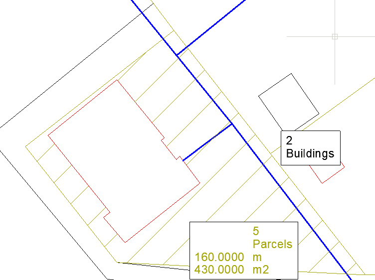 Describing parcels with Mark area function