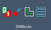 ZWBlocks panel in ZWToolbox 2025 application