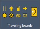 Traveling boards panel in ZWTraffic application