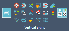 Vertical sings of ZWTraffic addon