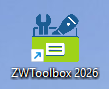 ZWToolbox icon on desktop