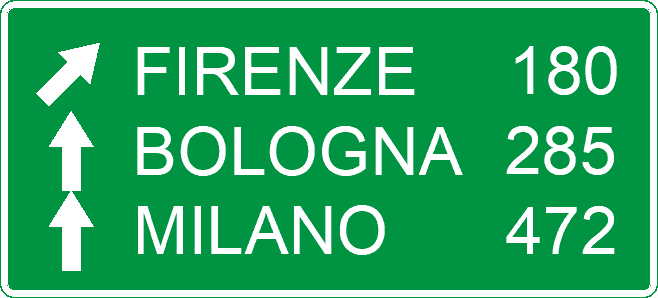 Direction board