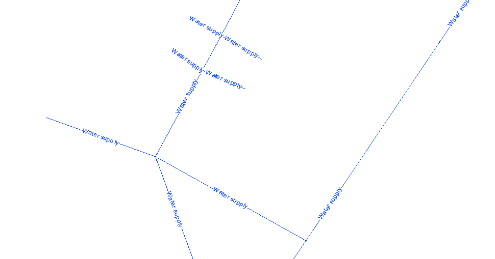 Labeled conduits in ZWCAD
