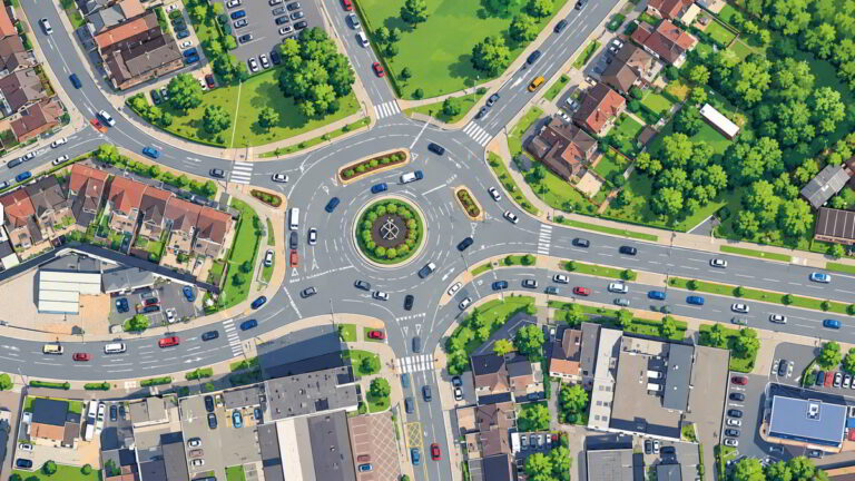 Magic roundabout in ZWTraffic