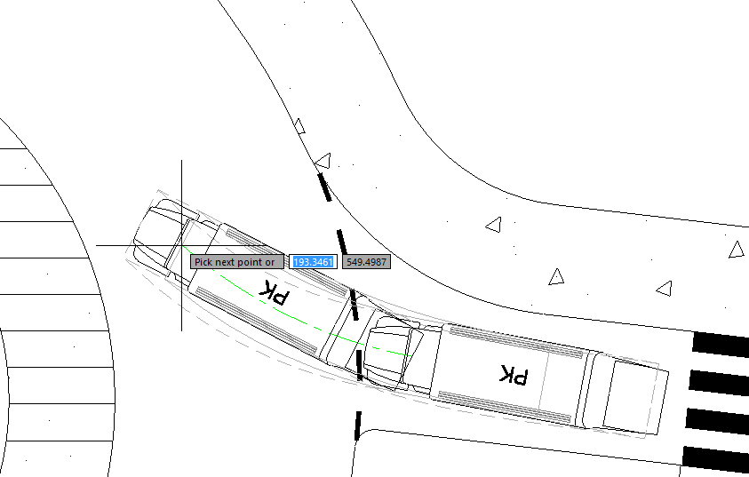 Possible variants in trajectory module Checking passability by hand