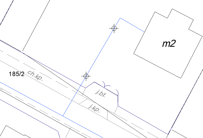 Inserted points by distance