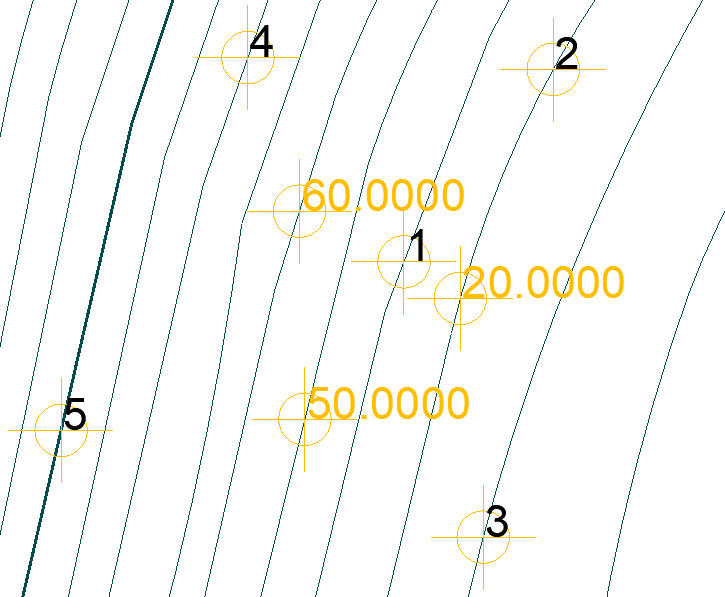 Points in ZWCAD with description Points with description